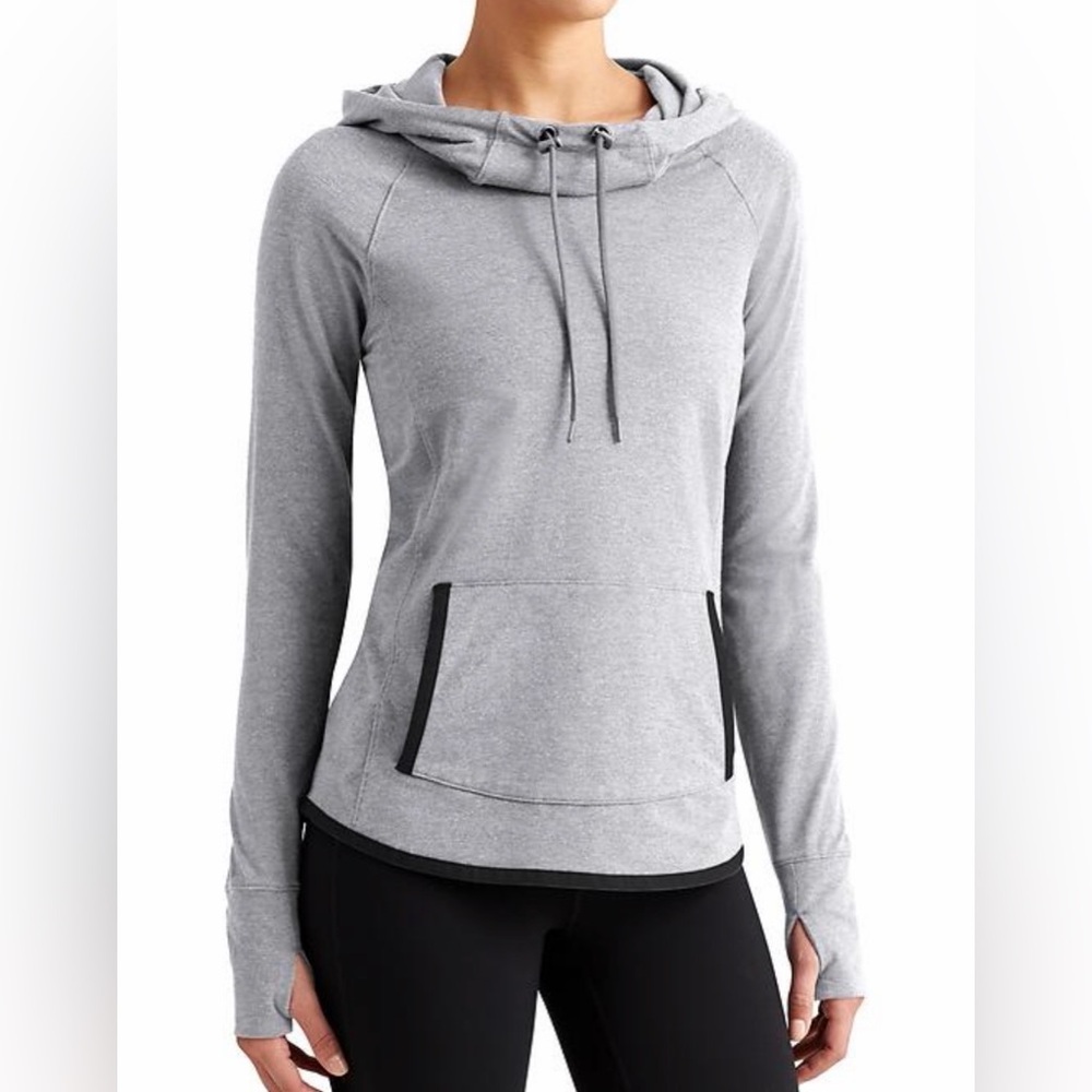 Athleta Light Gray Women's Hoodie